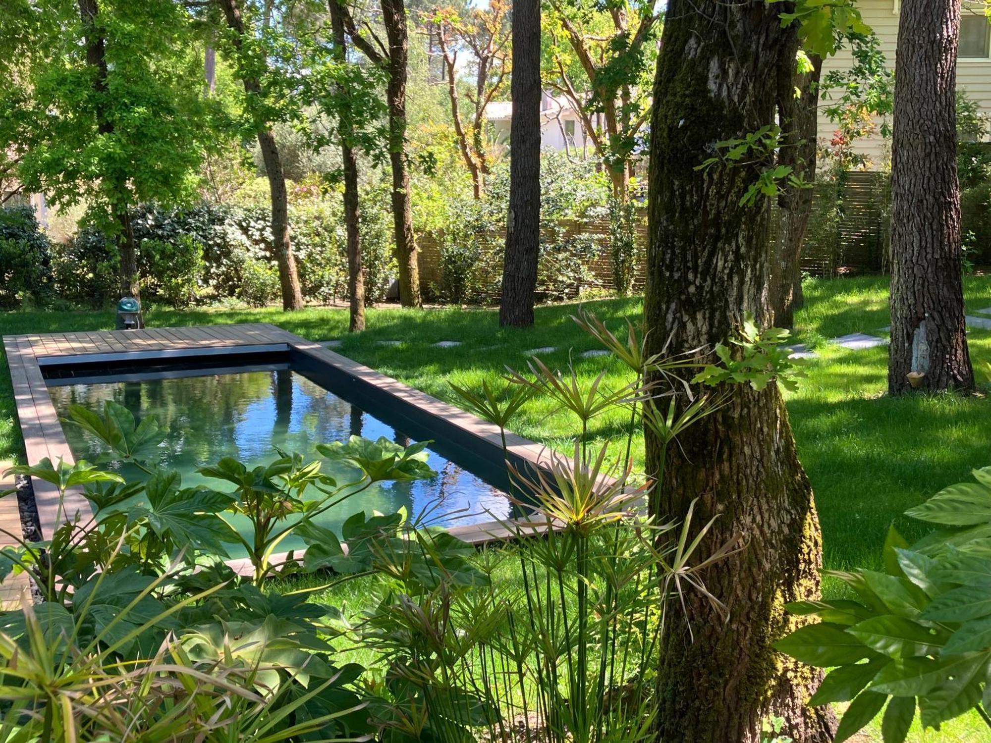 Nouveau - Ecolodge 'Calme Et Nature' - Avec Piscine Au Golf-Lac De Biscarrosse - Couchage 2 Personnes 外观 照片