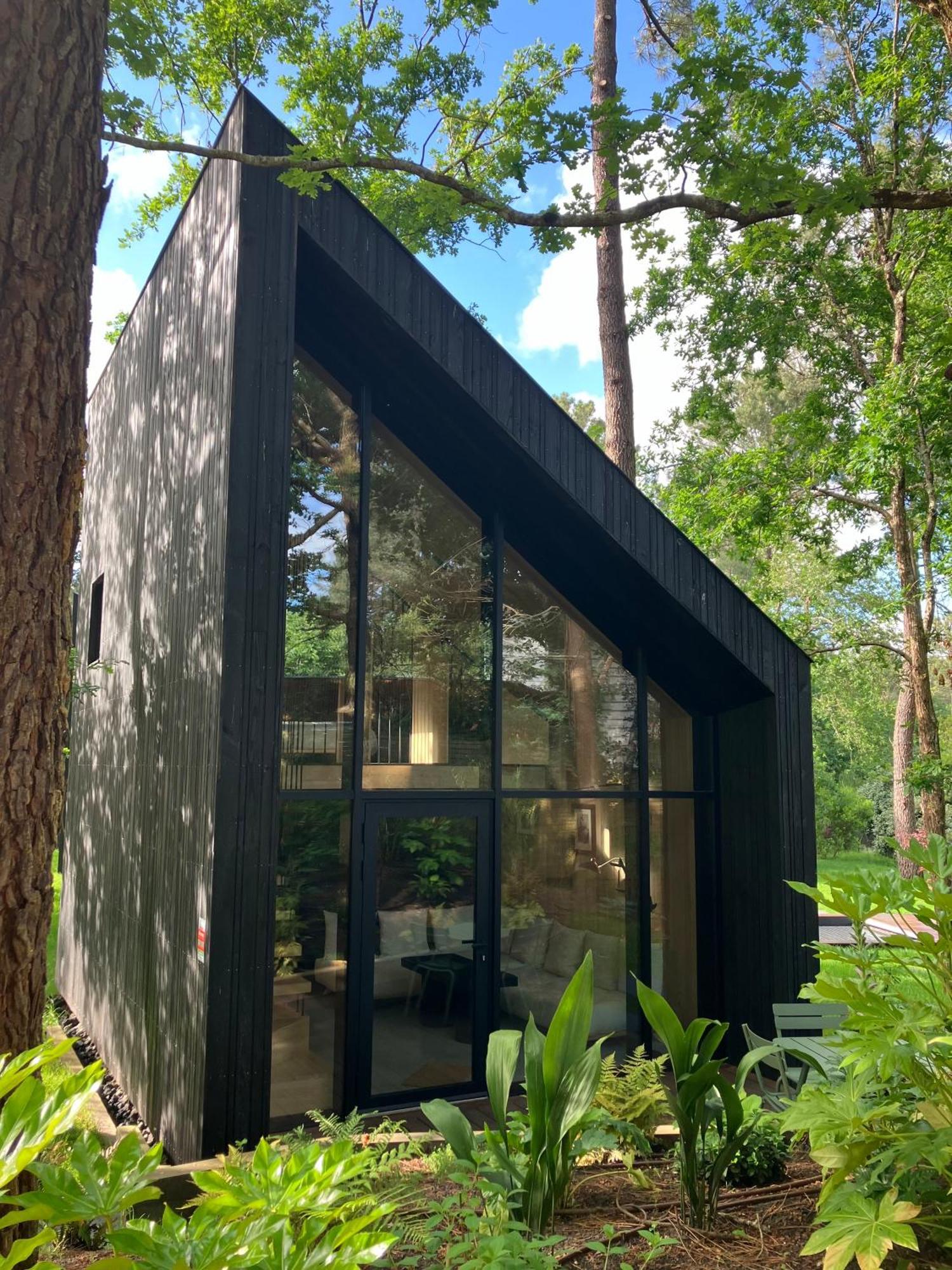 Nouveau - Ecolodge 'Calme Et Nature' - Avec Piscine Au Golf-Lac De Biscarrosse - Couchage 2 Personnes 外观 照片