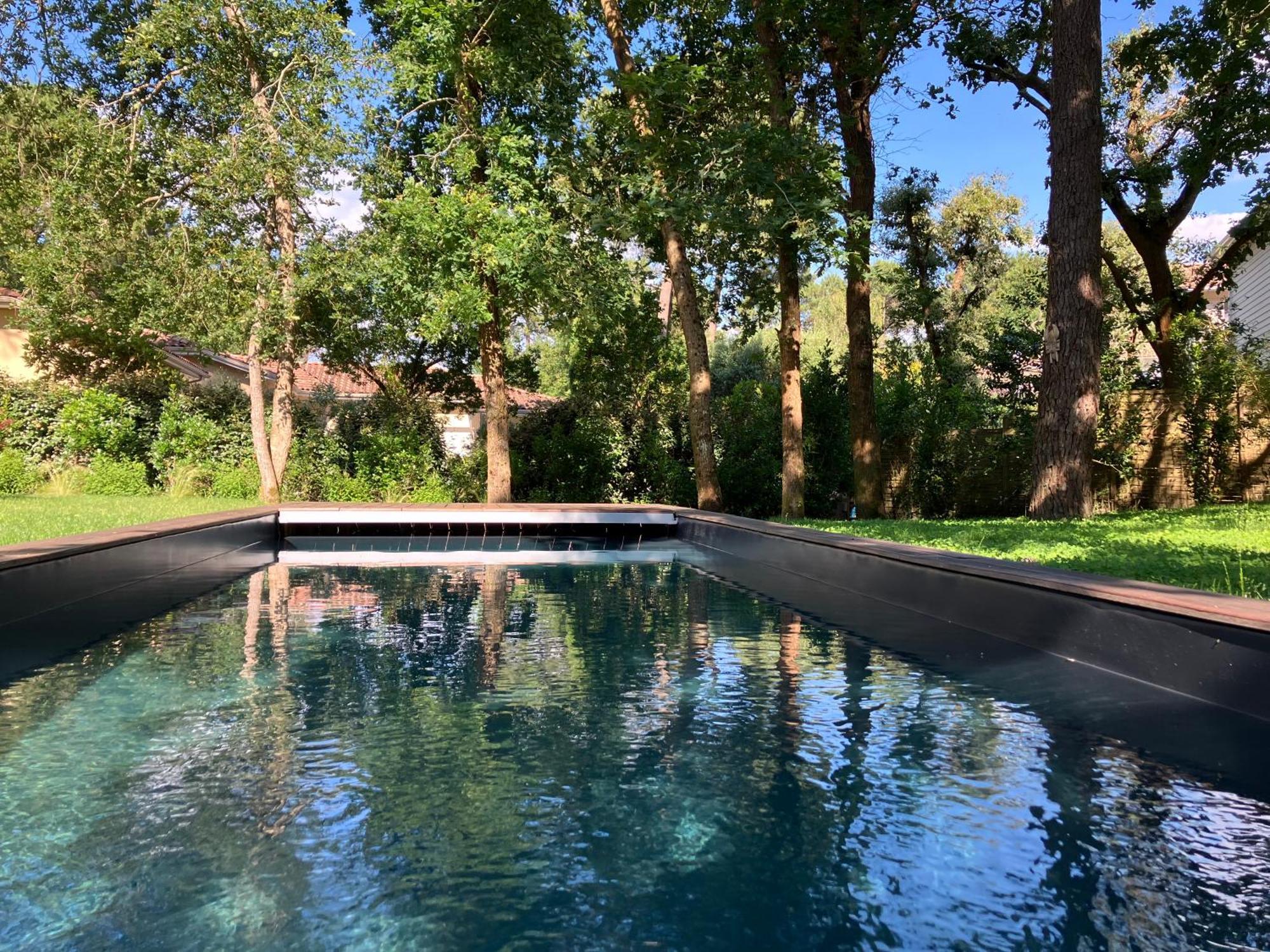 Nouveau - Ecolodge 'Calme Et Nature' - Avec Piscine Au Golf-Lac De Biscarrosse - Couchage 2 Personnes 外观 照片