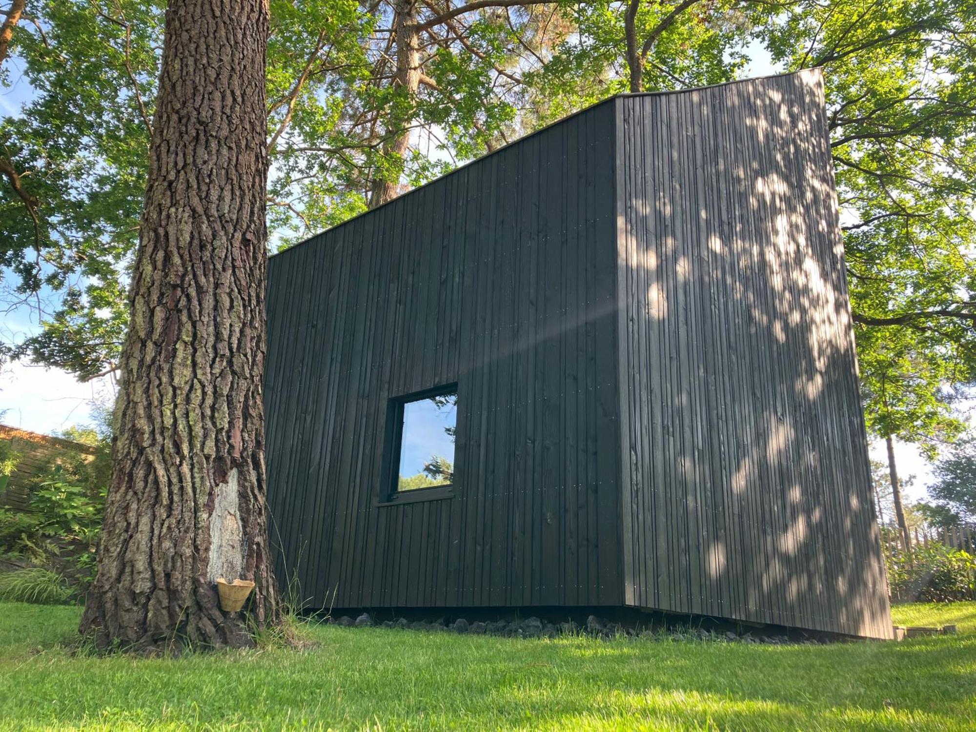 Nouveau - Ecolodge 'Calme Et Nature' - Avec Piscine Au Golf-Lac De Biscarrosse - Couchage 2 Personnes 外观 照片